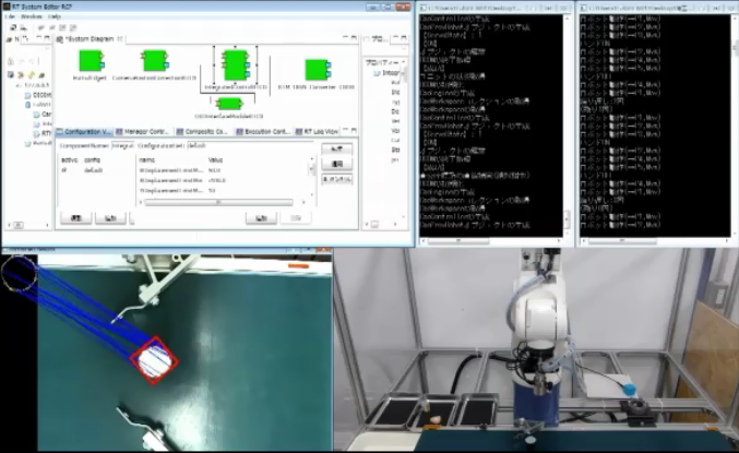 ORiNとの連携によるRTMの産業機器用ハードウエアRTCの拡充／CRDプロバイダを用いたロボット固有情報のXML化による産業用ロボット汎用RTCの開発