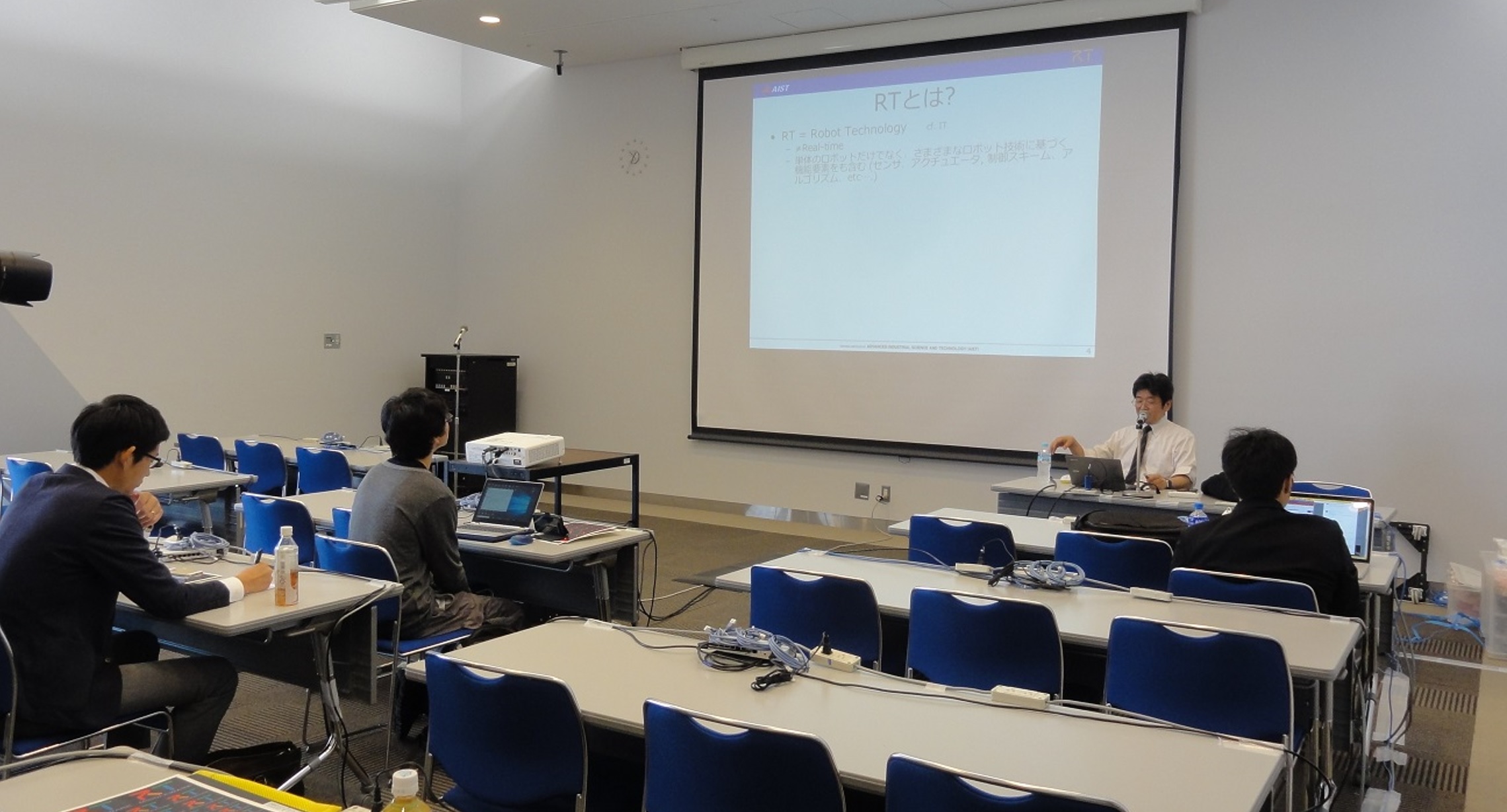 Japan Robot Week 2018 RTミドルウエア講習会が行われました