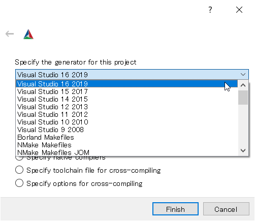 cmakegui_select_vcver.png